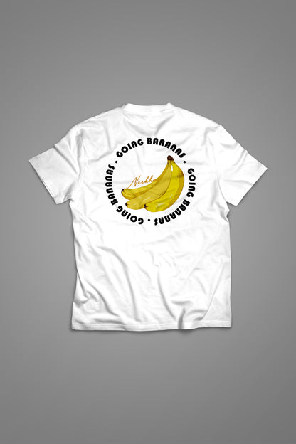 Going Bananas Oversized White T-Shirt for Women